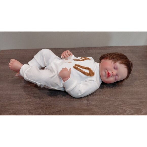 Reborn Baby Dolls Vinyl Full Body 20 Inch Waterproof Realistic Newborn Baby - Picture 1 of 12